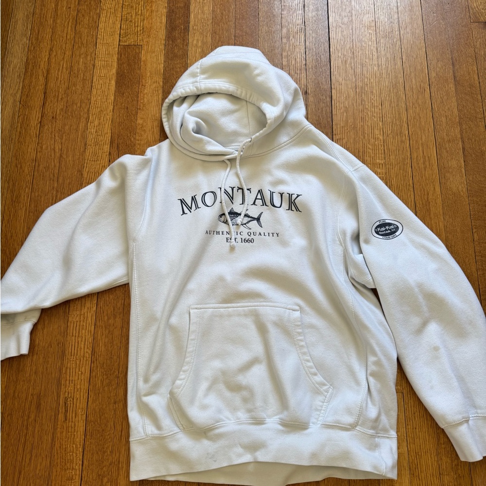 Montauk White Hoodie